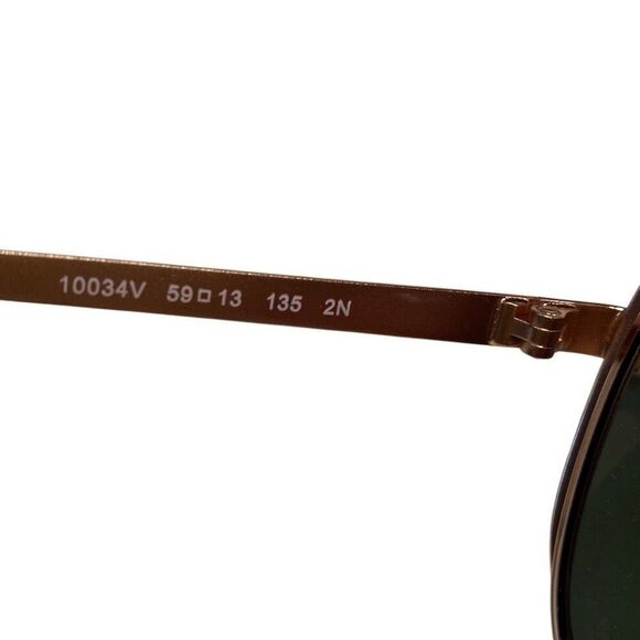 Michael Kors Sunglasses Aviator Chelsea Rose Gold Purple Mirror MK 5004 w Case main image 6